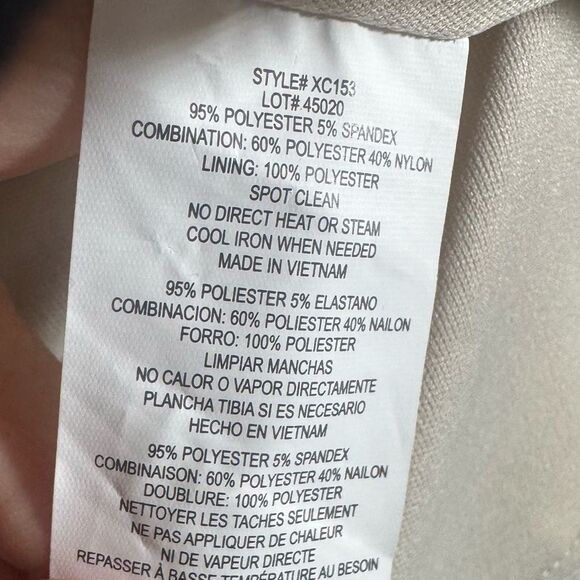 X by Xscape black and nude illusion cocktail dress size 6 - Picture 9 of 10